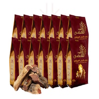 14 كيس حطب عود الغضى الفاخر - 10كيلو + 2 كيس حطب 1...