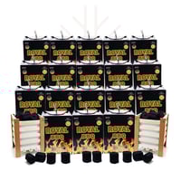 96 علبة - فحم رويال ذاتي الإشتعال 2 كيلو