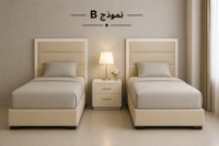 سريرين مفرد  - نموذج B مقاس   120*200