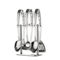 طقم ملاعق غرف 7 قطع فضي drobina