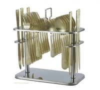 طقم ملاعق 30 قطعة ذهبي مات drobina