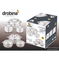 طقم حافظات drobina ستيل ONIX pro 7500