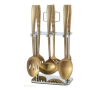 طقم ملاعق غرف 7 قطع برونز مات drobina