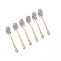 ملاعق اكل drobina ذهبي ليزر