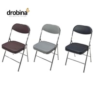 كرسي استيل مفرد قابل للطي _ ملون