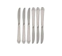 سكاكين اكل drobina فضي