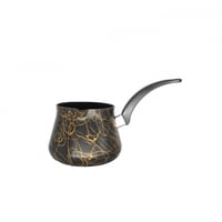 ركوة قهوة غرانيت مقاس 6 اسود ذهبي