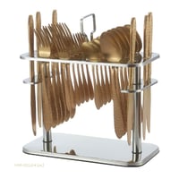 طقم ملاعق 30 قطعة برونز مات drobina