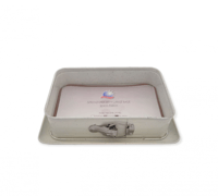 كيك مستطيل عريض بقفل 32سم دروبينا CREAM