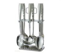 طقم ملاعق غرف 7 قطع فضي drobina