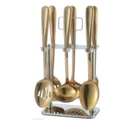 طقم ملاعق غرف 7 قطع برونز كامل drobina