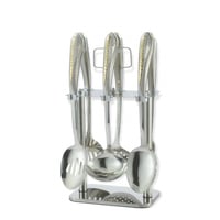 طقم ملاعق غرف 7 قطع ذهبي drobina