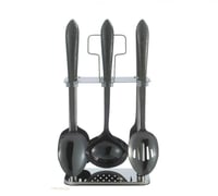 طقم ملاعق غرف 7 قطع أسود كامل drobina