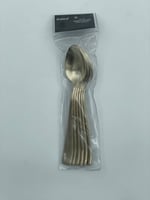 ملاعق اكل drobina ذهبي ليزر مات