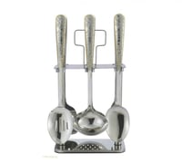 طقم ملاعق غرف 7 قطع ذهبي drobina