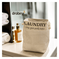 سلة غسيل مستطيلة فرو _ ملون