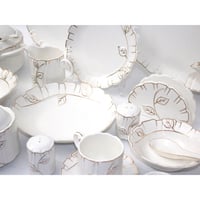 طقم سفرة 64 قطعة مدور وردة دروبينا G