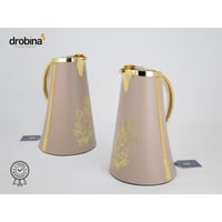 طقم ترامس فاخر دروبينا بنقشة بني A