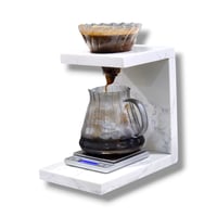 ستاند قهوة مقطرة رخامي