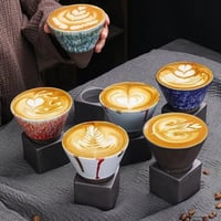 كوب قهوة سيراميك شكل قمع