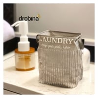 سلة غسيل مستطيلة فرو _ ملون