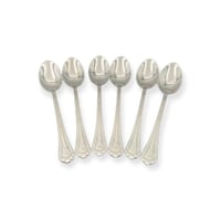 ملاعق حلا drobina فضي ليزر