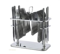 طقم ملاعق 30 قطعة أسود كامل drobina