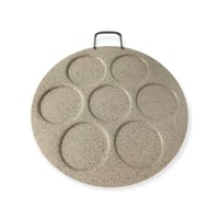 صاج مصابيب جرانيت تركي بيد دروبينا35سم_ملون