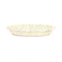 صينية فرن بيضوي صغيرة فخار دروبينا جرانيت