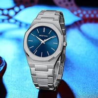 ساعة BESTWIN للرجال، تصميم كلاسيكي فاخر، مقاومة لل...