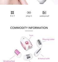 جهاز إزالة الشعر للنساء 4 في 1