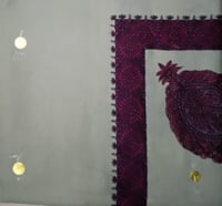 شال صوف ملون