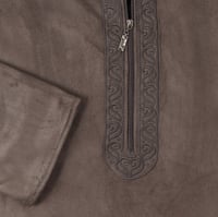 ثوب مغربي شتوي مبطن بالفرو