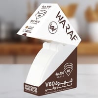 فلاتر القهوة الورقية البيضاء الفاخرة من WARAF على...