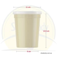 زبدة الشيا العاجية علبة كبيرة 850 جرام غير مكرره م...