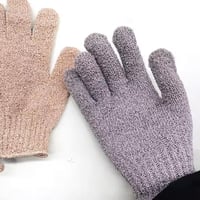 قفاز استحمام بالأصابع تقشير لازالة الجلد الميت قطع...