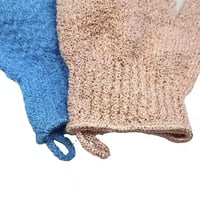 قفاز استحمام بالأصابع تقشير لازالة الجلد الميت قطع...