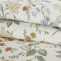 مفرش قطن صيفي مزدوج 8 قطع - زافيرا - سكري - اخضر