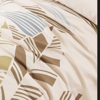 مفرش صيفي مزدوج 10 قطع - ريفيرا - بيج غامق