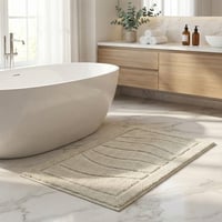 سجادة حمام مقاس 60*90 - أرينا - بيج فاتح