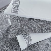 مفرش صيفي فاخر كوين جاكار مطرز 8 قطع – أورليا Aure...