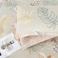 مفرش صيفي مفرد ونص 4 قطع - ليتشي - تفاحي فاتح - بي...