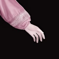 ثوب صلاة رداد مطرز - ابتهال - وردي