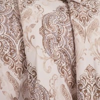 مفرش صيفي مفرد ونص وجهين 4 قطع - سيلون - بيج غامق...