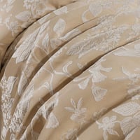 مفرش صيفي فاخر كوين جاكار مطرز 8 قطع – رومينا - بي...