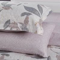 مفرش صيفي مفرد ونص 4 قطع - ليتون - كريمي - رمادي ف...