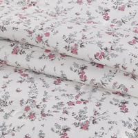 مفرش صيفي مفرد ونص 4 قطع - اديلين - سكري -بيج غامق