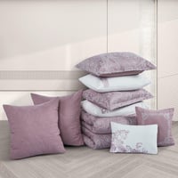 مفرش صيفي فاخر مفرد ونص جاكار مطرز 6 قطع – أمارثا...