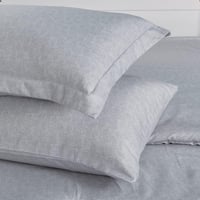 مفرش صيفي مفرد ونص 4 قطع - ليتون -رمادي