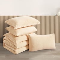 مفرش شتوي مخمل فرو مفرد ونص 4 قطع - ميرولينا - كري...